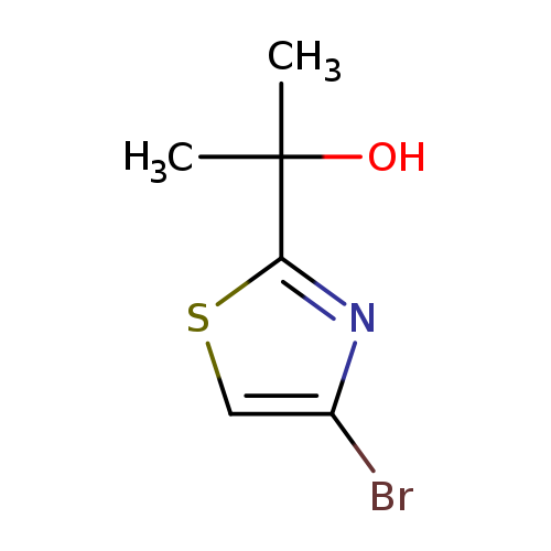 CC(c1scc(n1)Br)(O)C