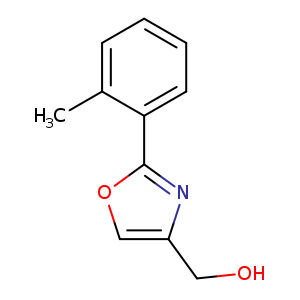 OCc1coc(n1)c1ccccc1C
