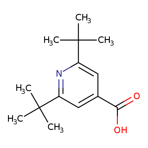 OC(=O)c1cc(nc(c1)C(C)(C)C)C(C)(C)C