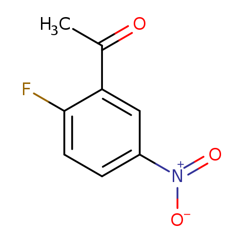 [O-][N+](=O)c1ccc(c(c1)C(=O)C)F