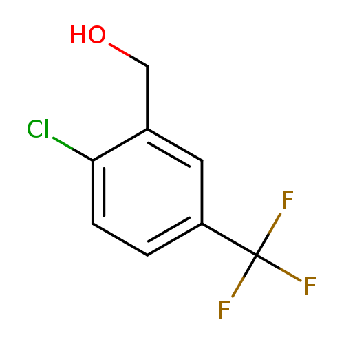 OCc1cc(ccc1Cl)C(F)(F)F