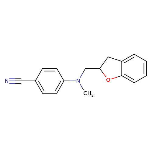 N#Cc1ccc(cc1)N(CC1Cc2c(O1)cccc2)C