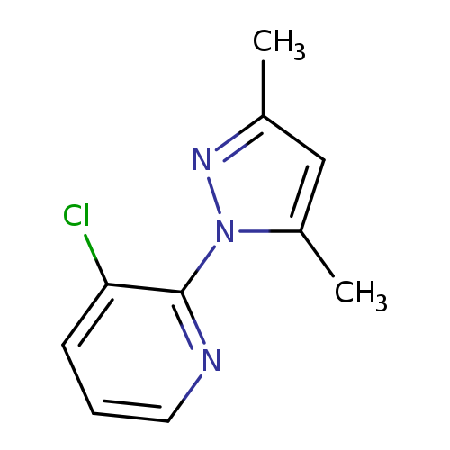 Cc1nn(c(c1)C)c1ncccc1Cl