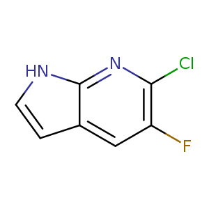 Fc1cc2cc[nH]c2nc1Cl