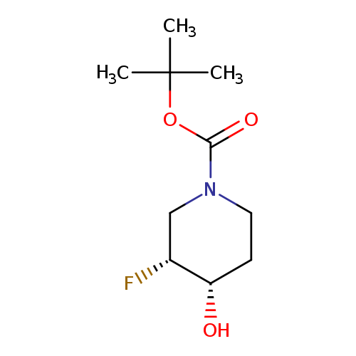 O[C@H]1CCN(C[C@H]1F)C(=O)OC(C)(C)C