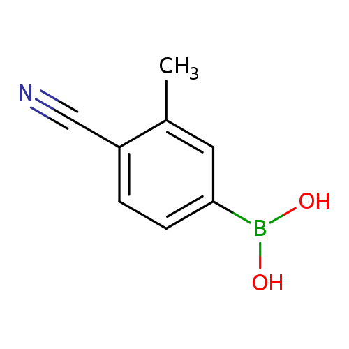 N#Cc1ccc(cc1C)B(O)O