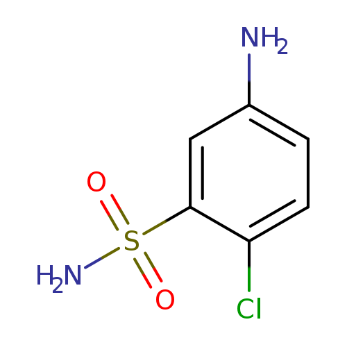 Nc1ccc(c(c1)S(=O)(=O)N)Cl