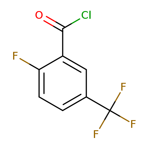 ClC(=O)c1cc(ccc1F)C(F)(F)F