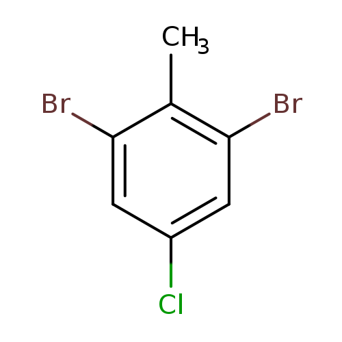 Clc1cc(Br)c(c(c1)Br)C