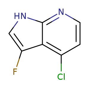 Fc1c[nH]c2c1c(Cl)ccn2