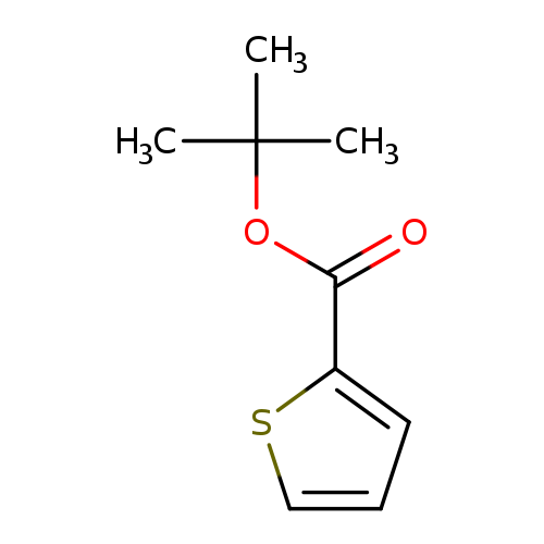 O=C(c1cccs1)OC(C)(C)C