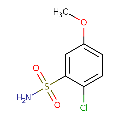COc1ccc(c(c1)S(=O)(=O)N)Cl