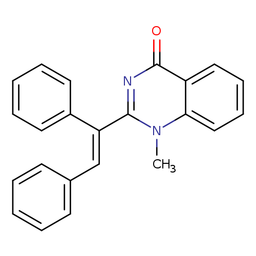 O=c1nc(/C(=C/c2ccccc2)/c2ccccc2)n(c2c1cccc2)C