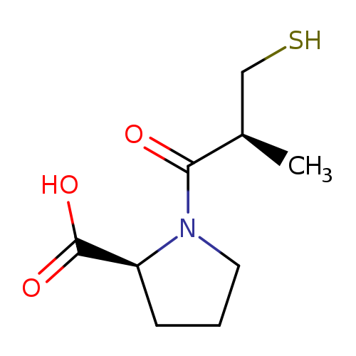 SC[C@H](C(=O)N1CCC[C@H]1C(=O)O)C