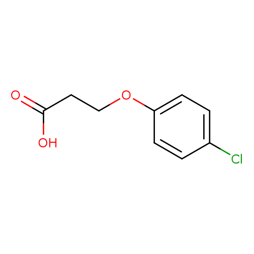 OC(=O)CCOc1ccc(cc1)Cl
