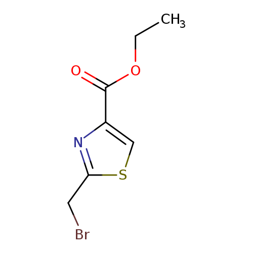 CCOC(=O)c1csc(n1)CBr