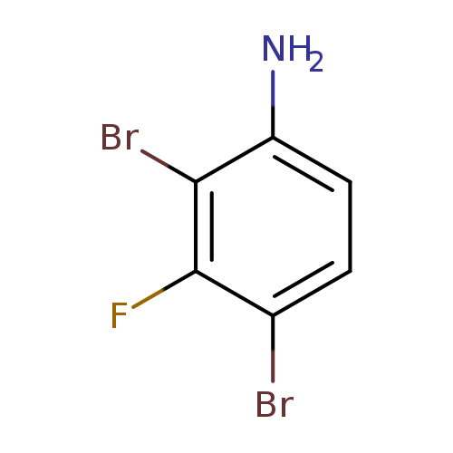 Brc1ccc(c(c1F)Br)N