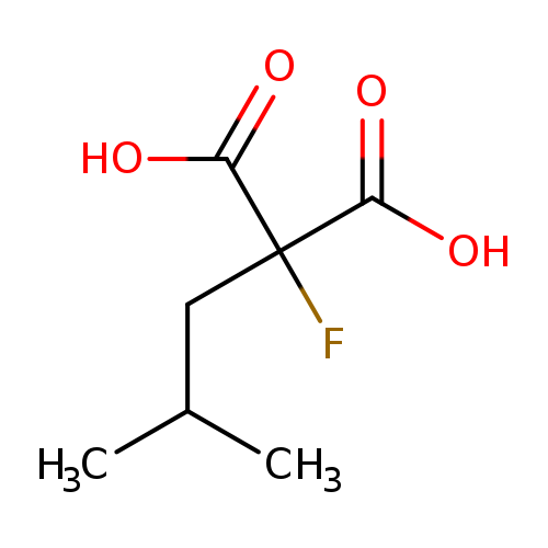 CC(CC(C(=O)O)(C(=O)O)F)C