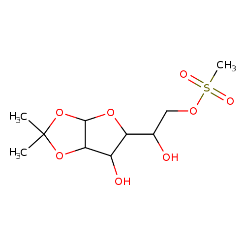 OC(C1OC2C(C1O)OC(O2)(C)C)COS(=O)(=O)C