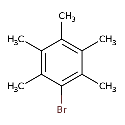 Cc1c(C)c(C)c(c(c1C)Br)C