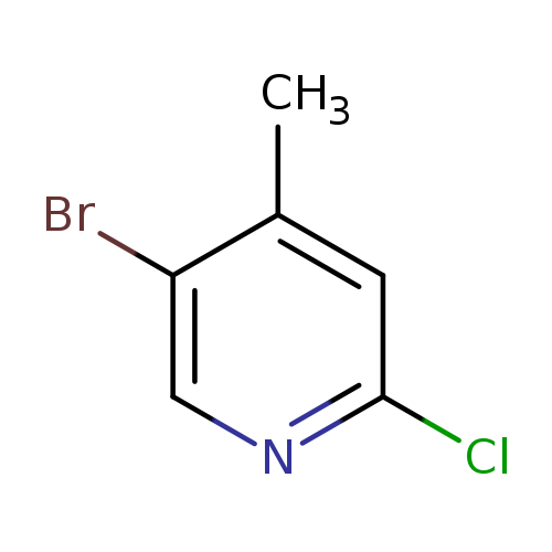 Clc1ncc(c(c1)C)Br