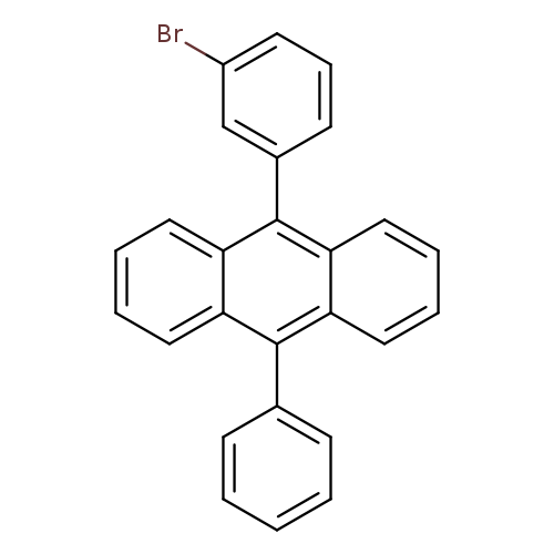 Brc1cccc(c1)c1c2ccccc2c(c2c1cccc2)c1ccccc1