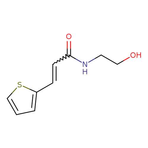OCCNC(=O)C=Cc1cccs1