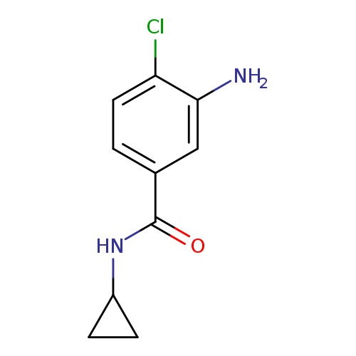 O=C(c1ccc(c(c1)N)Cl)NC1CC1