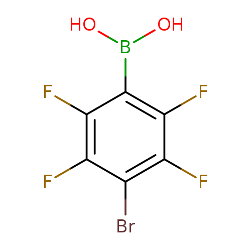 Fc1c(F)c(B(O)O)c(c(c1Br)F)F