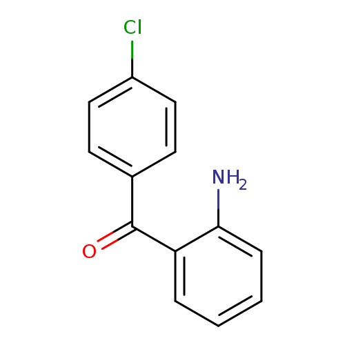 Clc1ccc(cc1)C(=O)c1ccccc1N