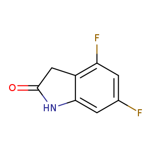 O=C1Nc2c(C1)c(F)cc(c2)F