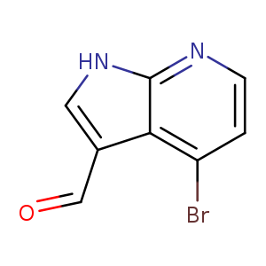 O=Cc1c[nH]c2c1c(Br)ccn2