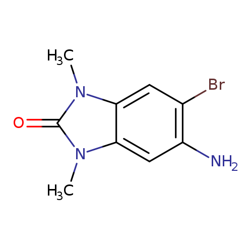 Nc1cc2c(cc1Br)n(c(=O)n2C)C