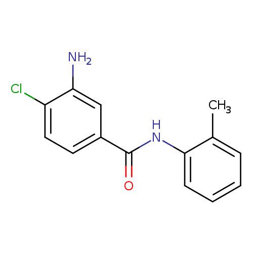 O=C(c1ccc(c(c1)N)Cl)Nc1ccccc1C