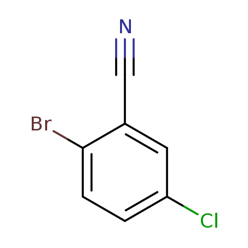 N#Cc1cc(Cl)ccc1Br