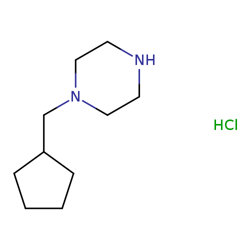 N1CCN(CC1)CC1CCCC1.Cl