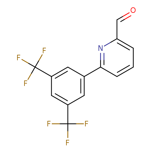 O=Cc1cccc(n1)c1cc(cc(c1)C(F)(F)F)C(F)(F)F