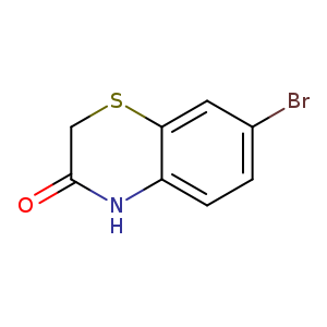 O=C1CSc2c(N1)ccc(c2)Br