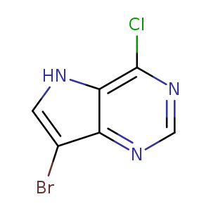 Brc1c[nH]c2c1ncnc2Cl