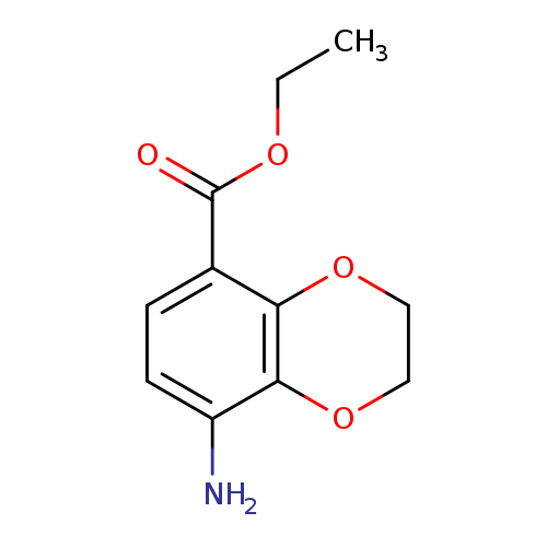 CCOC(=O)c1ccc(c2c1OCCO2)N
