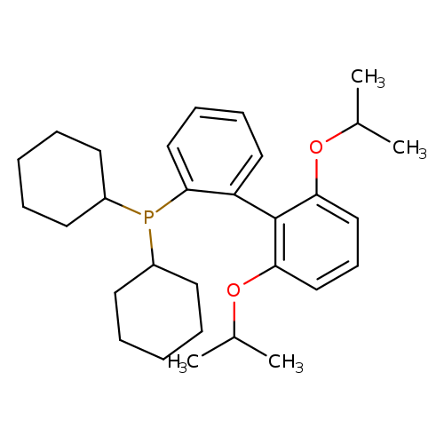 CC(Oc1cccc(c1c1ccccc1P(C1CCCCC1)C1CCCCC1)OC(C)C)C