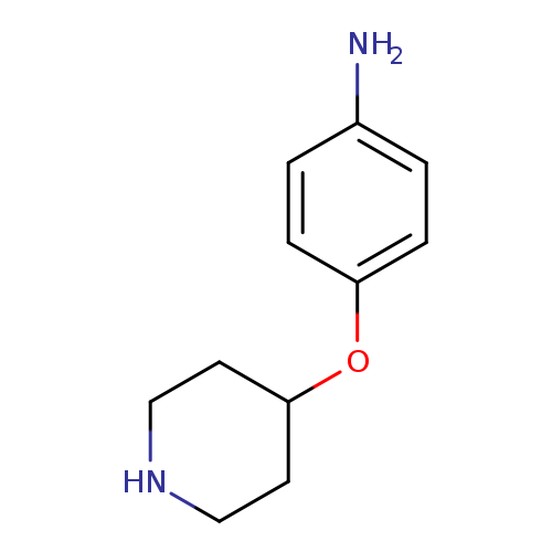 Nc1ccc(cc1)OC1CCNCC1