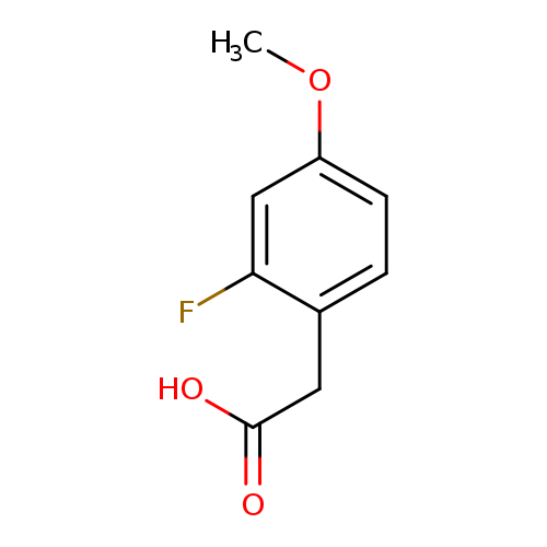 COc1ccc(c(c1)F)CC(=O)O