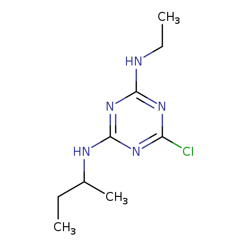 CCNc1nc(NC(CC)C)nc(n1)Cl