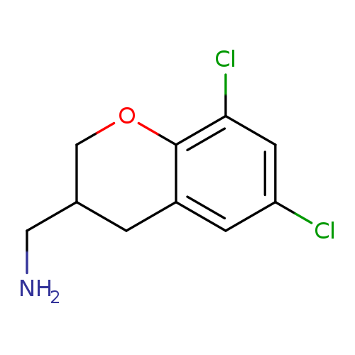 NCC1COc2c(C1)cc(cc2Cl)Cl
