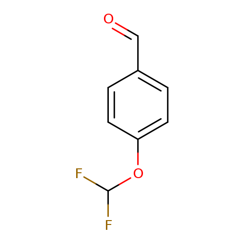 O=Cc1ccc(cc1)OC(F)F