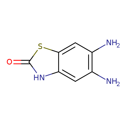 O=c1[nH]c2c(s1)cc(c(c2)N)N