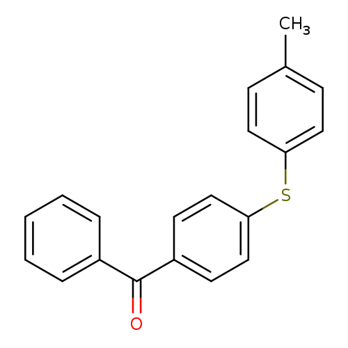 Cc1ccc(cc1)Sc1ccc(cc1)C(=O)c1ccccc1