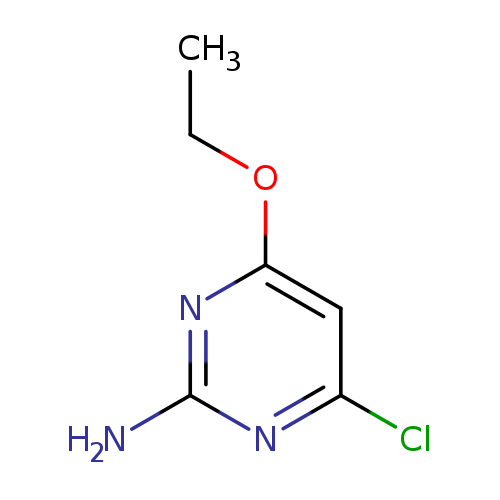 CCOc1cc(Cl)nc(n1)N