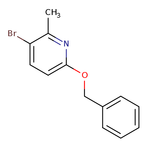 Brc1ccc(nc1C)OCc1ccccc1